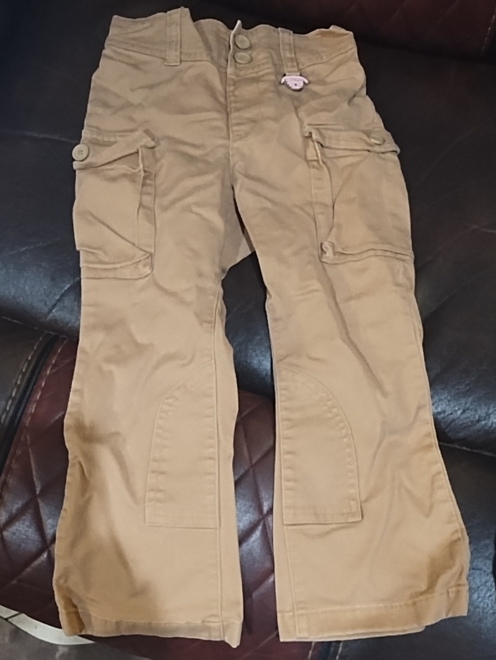GAP Toddler Khaki Cargo Pants with Utility Pockets